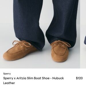 Sperry x Aritiza boat shoe